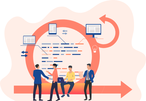 Document Management Illustration